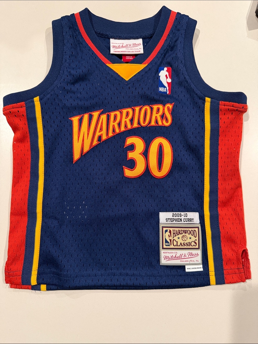 Brand New Mitchell & Ness Warriors #30 Jersey